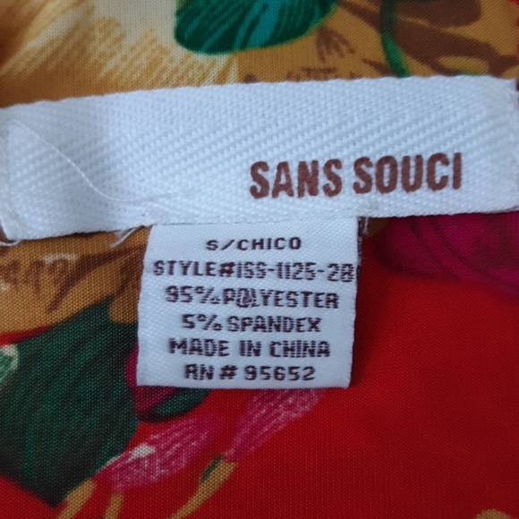 💥Sans Souci Floral Bodycon Mini Skirt size S - Picture 3 of 4